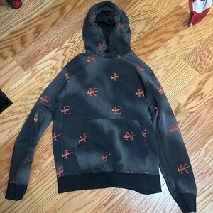 Nike Black Hoodie with Red Accents